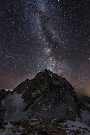 The Middle Teton Under the Milky Way