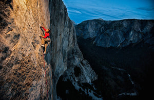 Kevin Jorgeson Climbing the Dawn Wall